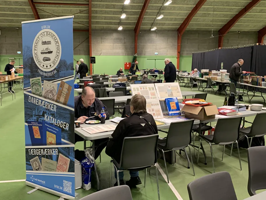 Dansk Fragt- & Banemærkeklub deltog i byttedag i Nyborg