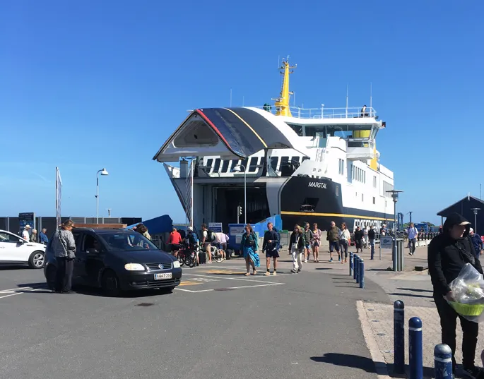 Så er gruppen landet på Ærø